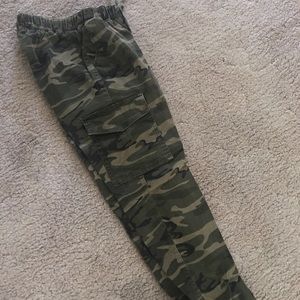 Camouflage cargo pants